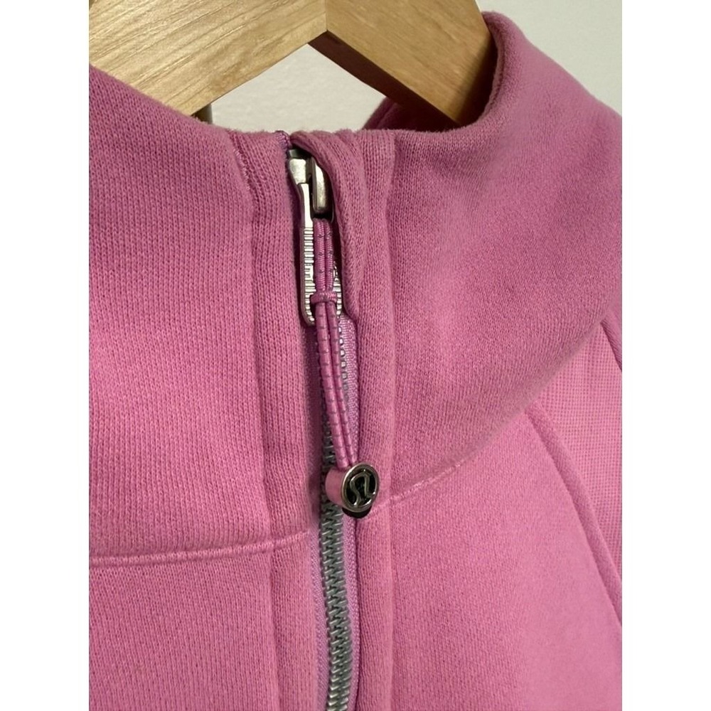 Lululemon Full Zip Scuba Hoodie Dahlia/Mauve/Pink XS/S MSRP $118 - Picture 4 of 9
